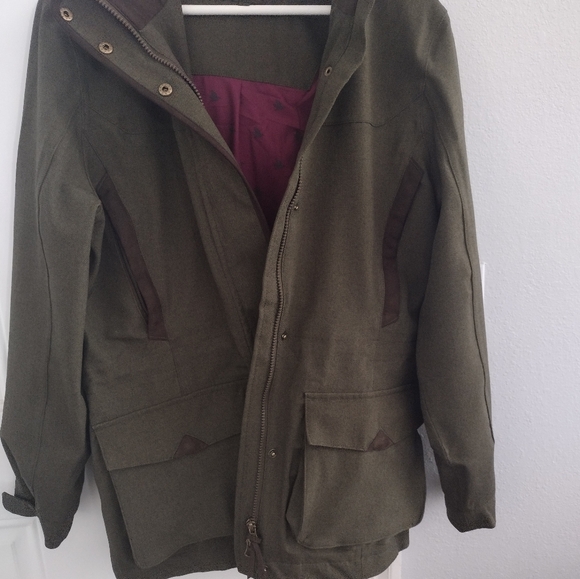 Seeland olive hunting jacket 40 (8 US) - Picture 3 of 4